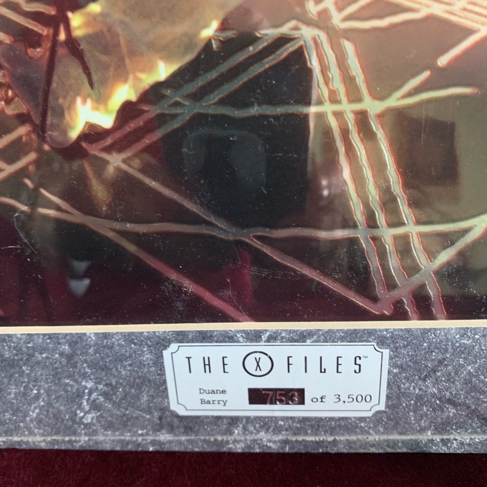 1996 X-Files ChromeArt Collectible TWO 8"x10" Matted Print - Picture 5 of 6
